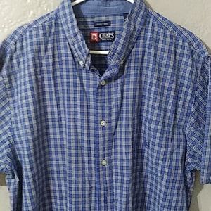 Mens short sleeve button up dress shirt